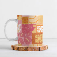 Aloha Hawaii Quilt Floral Patchwork Style Ceramic Mug LT14 Multicolor - Polynesian Pride