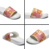 Aloha Hawaii Quilt Floral Patchwork Style Slide Sandals LT14 - Polynesian Pride