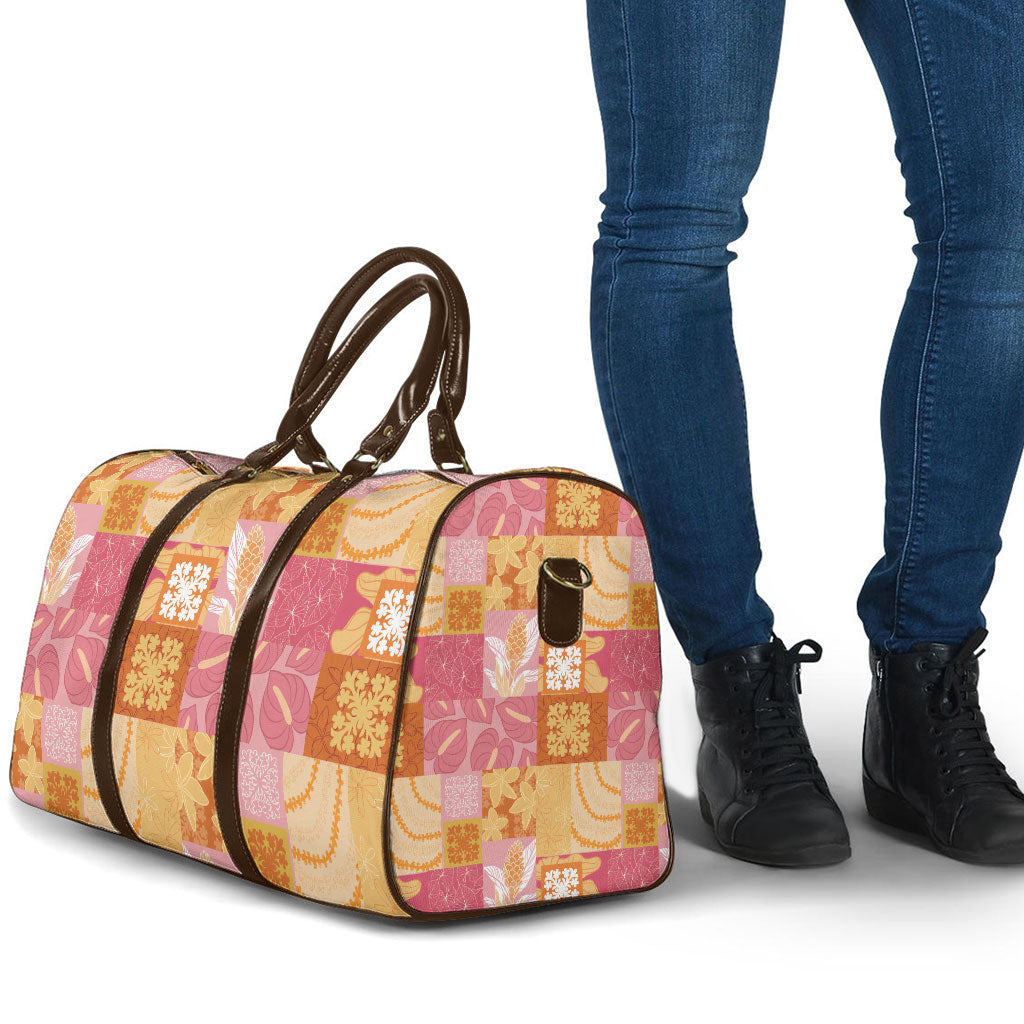 Aloha Hawaii Quilt Floral Patchwork Style Travel Bag LT14 - Polynesian Pride
