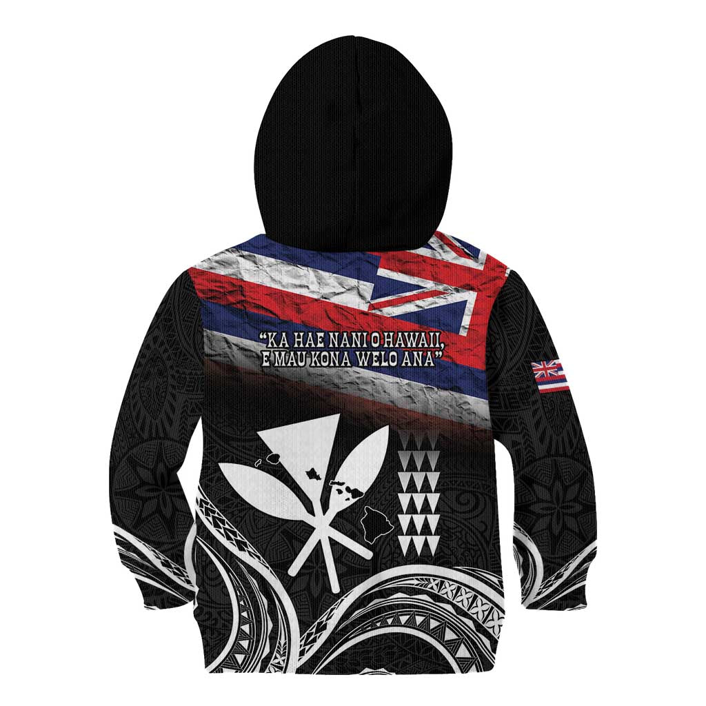 Hawaii Independence Day Kid Hoodie La Kuokoa - Happy 28th November LT14 - Polynesian Pride