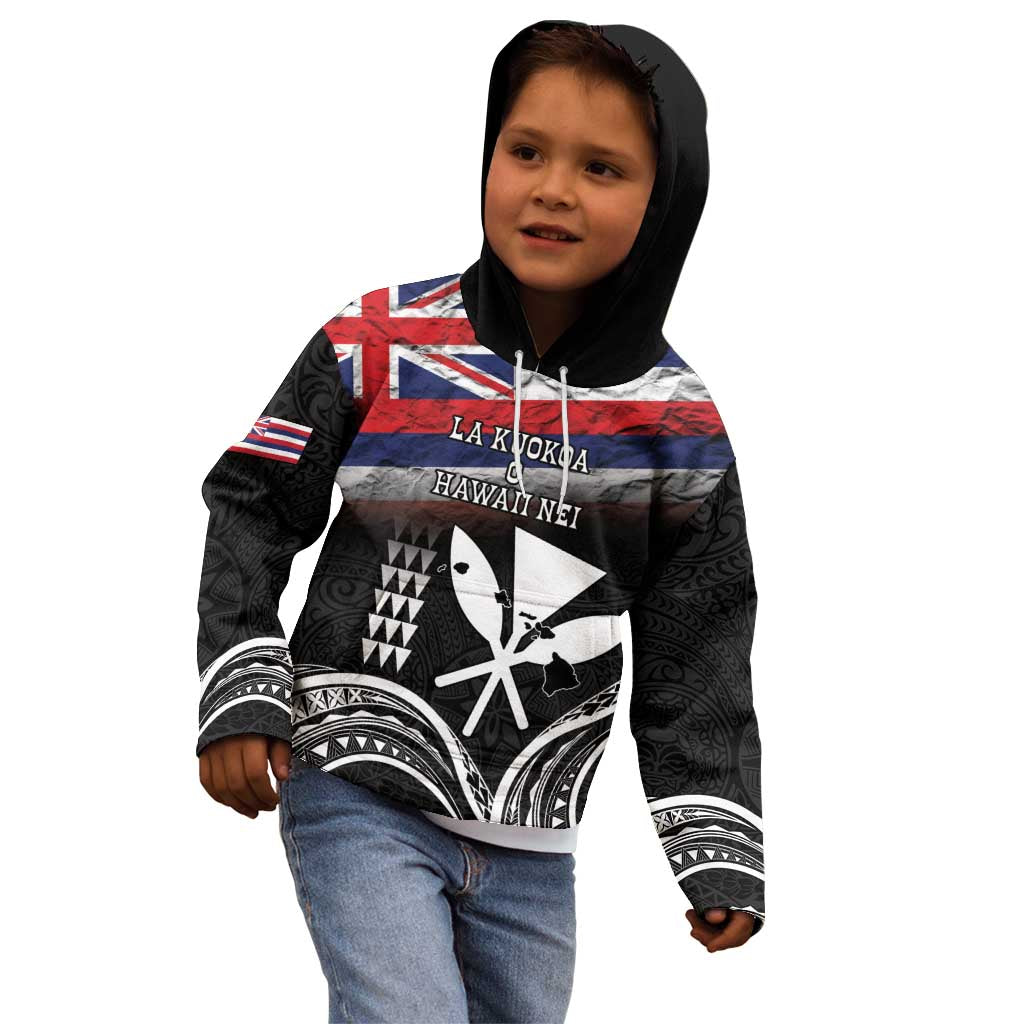 Hawaii Independence Day Kid Hoodie La Kuokoa - Happy 28th November LT14 - Polynesian Pride