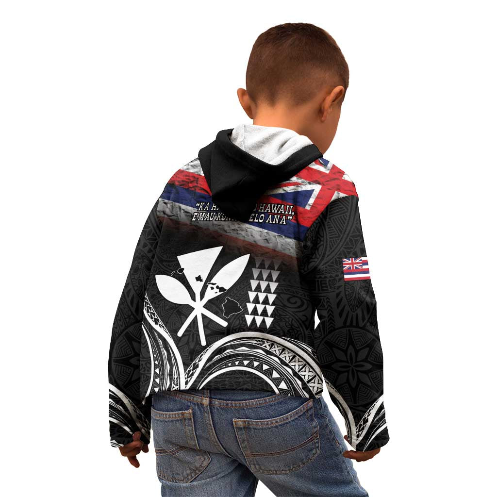Hawaii Independence Day Kid Hoodie La Kuokoa - Happy 28th November LT14 - Polynesian Pride
