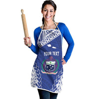 Toa Samoa Rugby Custom Apron Go Champions Pacific Samoan Pattern - Polynesian Pride