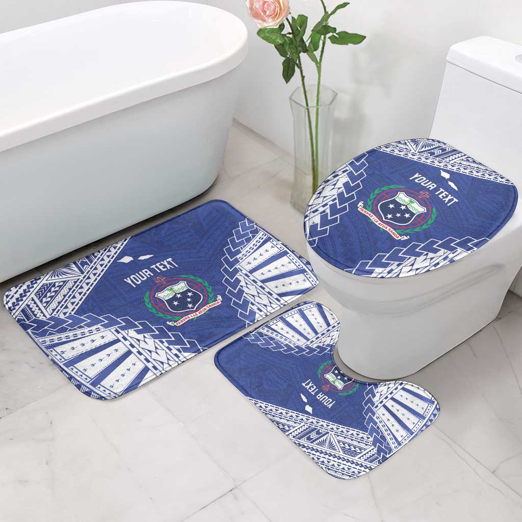 Toa Samoa Rugby Custom Bathroom Set Go Champions Pacific Samoan Pattern - Polynesian Pride