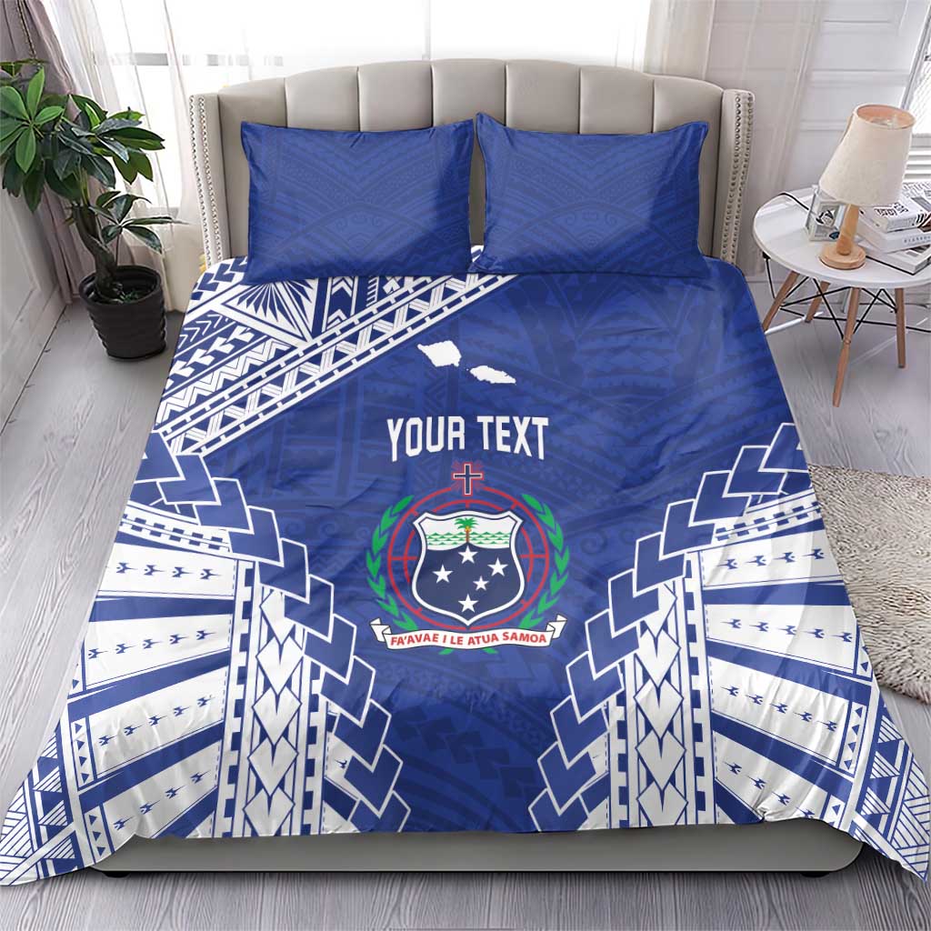 Toa Samoa Rugby Custom Bedding Set Go Champions Pacific Samoan Pattern - Polynesian Pride