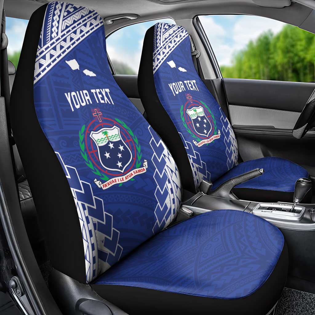 Toa Samoa Rugby Custom Car Seat Cover Go Champions Pacific Samoan Pattern - Polynesian Pride