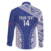 Toa Samoa Rugby Custom Family Matching Long Sleeve Bodycon Dress and Hawaiian Shirt Go Champions Pacific Samoan Pattern - Polynesian Pride
