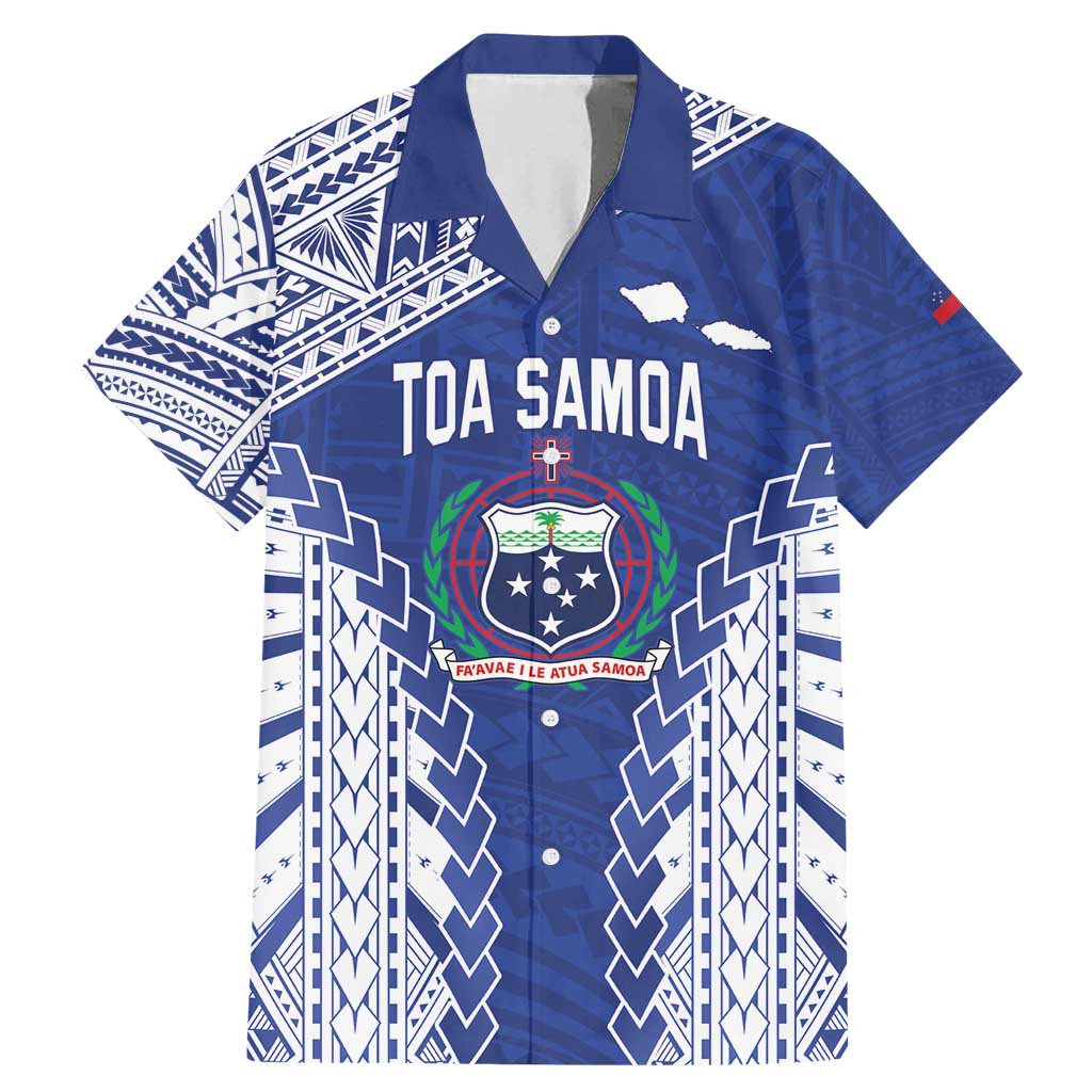 Toa Samoa Rugby Custom Family Matching Mermaid Dress and Hawaiian Shirt Go Champions Pacific Samoan Pattern - Polynesian Pride