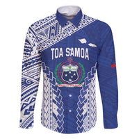 Toa Samoa Rugby Custom Family Matching Off Shoulder Maxi Dress and Hawaiian Shirt Go Champions Pacific Samoan Pattern - Polynesian Pride
