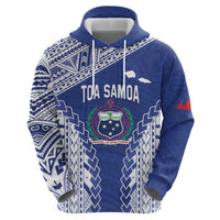 Toa Samoa Rugby Custom Hoodie Go Champions Pacific Samoan Pattern - Polynesian Pride