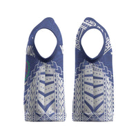 Toa Samoa Rugby Custom Christmas Knitted V-Neck Vest Go Champions Pacific Samoan Pattern - Polynesian Pride