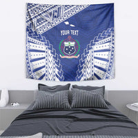 Toa Samoa Rugby Custom Tapestry Go Champions Pacific Samoan Pattern - Polynesian Pride