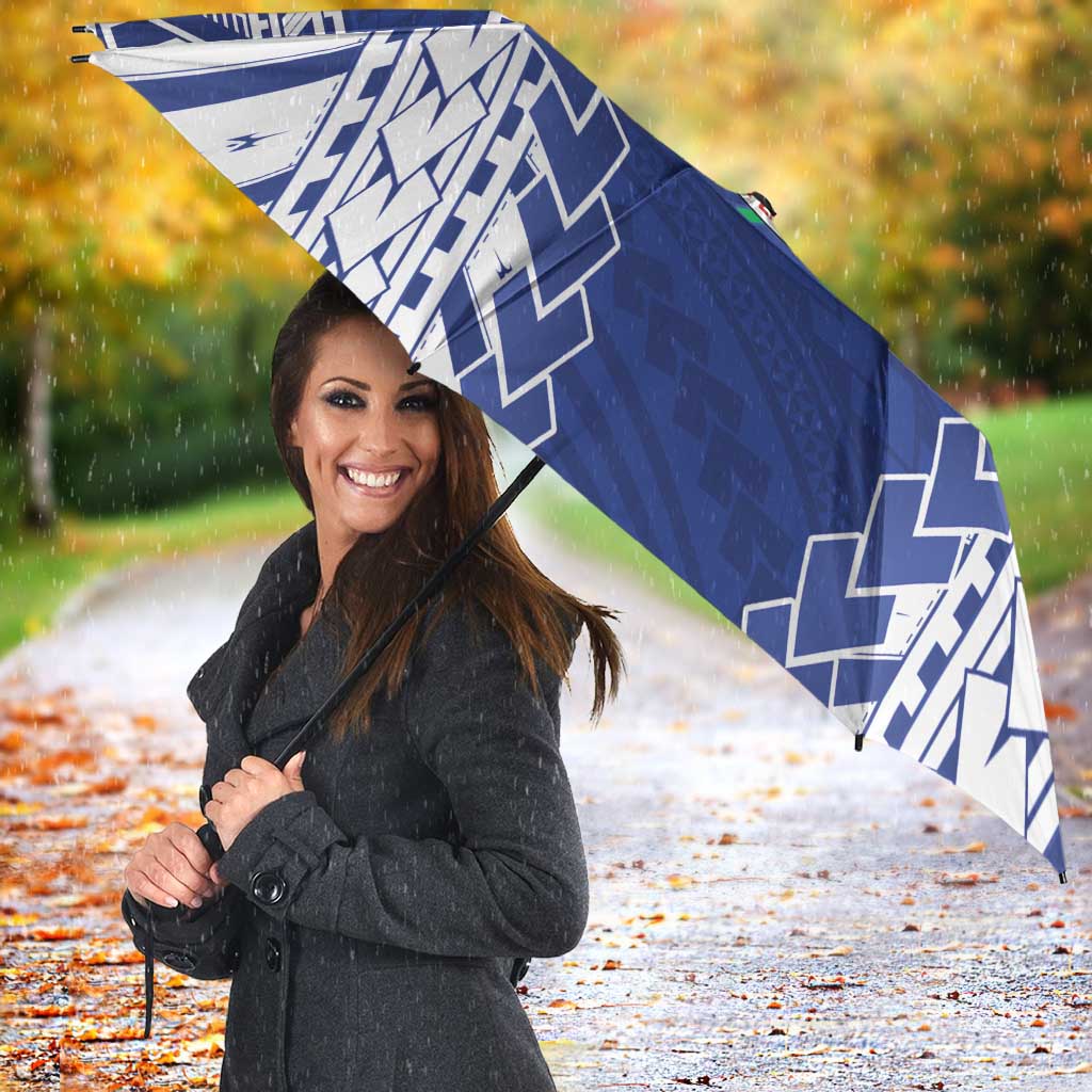 Toa Samoa Rugby Custom Umbrella Go Champions Pacific Samoan Pattern - Polynesian Pride