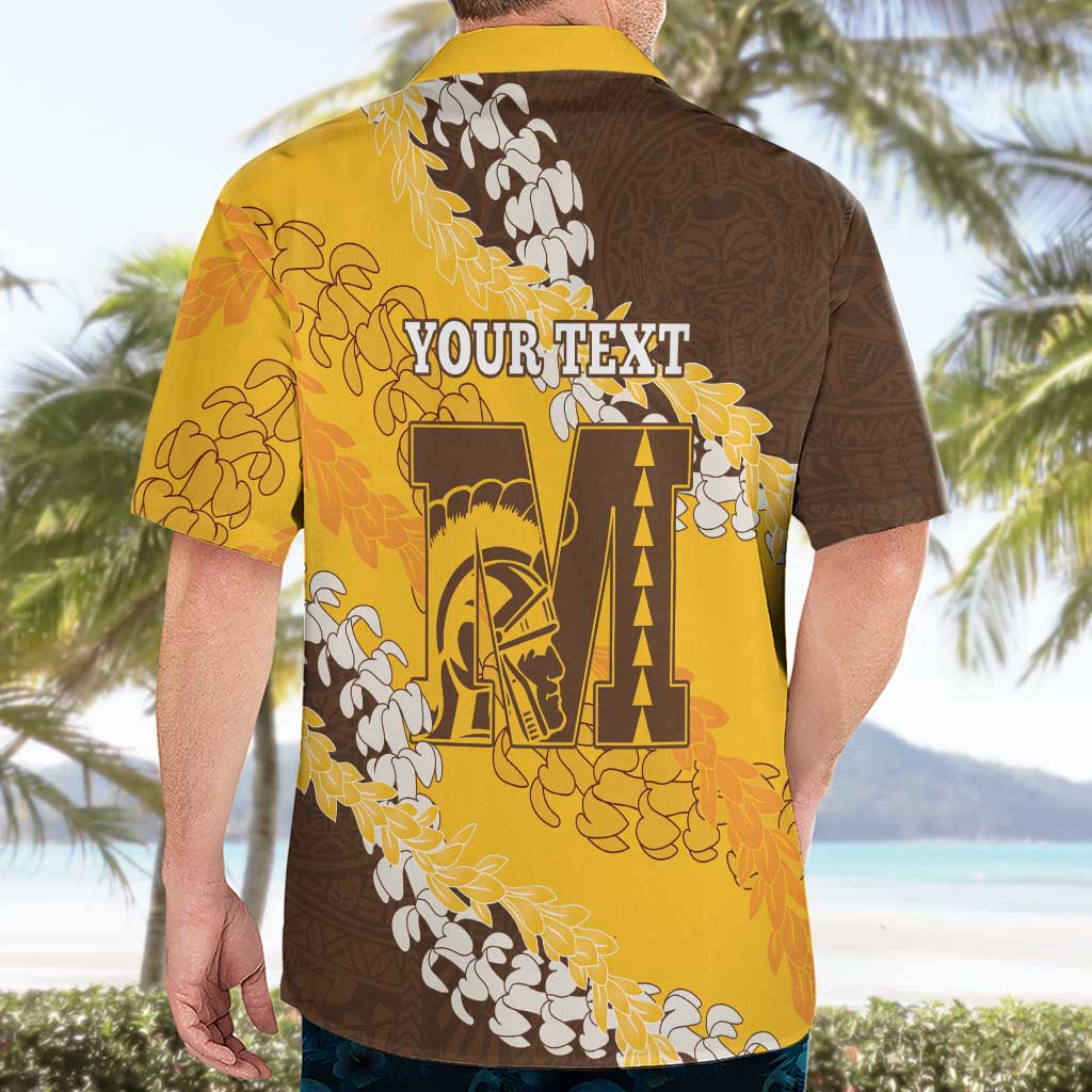 Personalized Mililani Hawaii High School Hawaiian Shirt Puakenikeni Lei Hawaiian Pattern LT14 - Polynesian Pride