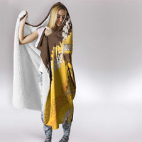 Personalized Mililani Hawaii High School Hooded Blanket Puakenikeni Lei Hawaiian Pattern LT14 - Polynesian Pride
