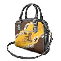 Personalized Mililani Hawaii High School Shoulder Handbag Puakenikeni Lei Hawaiian Pattern - Polynesian Pride