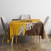 Personalized Mililani Hawaii High School Tablecloth Puakenikeni Lei Hawaiian Pattern LT14 - Polynesian Pride
