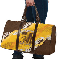 Personalized Mililani Hawaii High School Travel Bag Puakenikeni Lei Hawaiian Pattern LT14 - Polynesian Pride