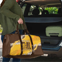 Personalized Mililani Hawaii High School Travel Bag Puakenikeni Lei Hawaiian Pattern LT14 - Polynesian Pride