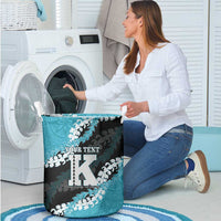 Personalized Kapolei Hawaii High School Laundry Basket Puakenikeni Lei Hawaiian Pattern LT14 - Polynesian Pride