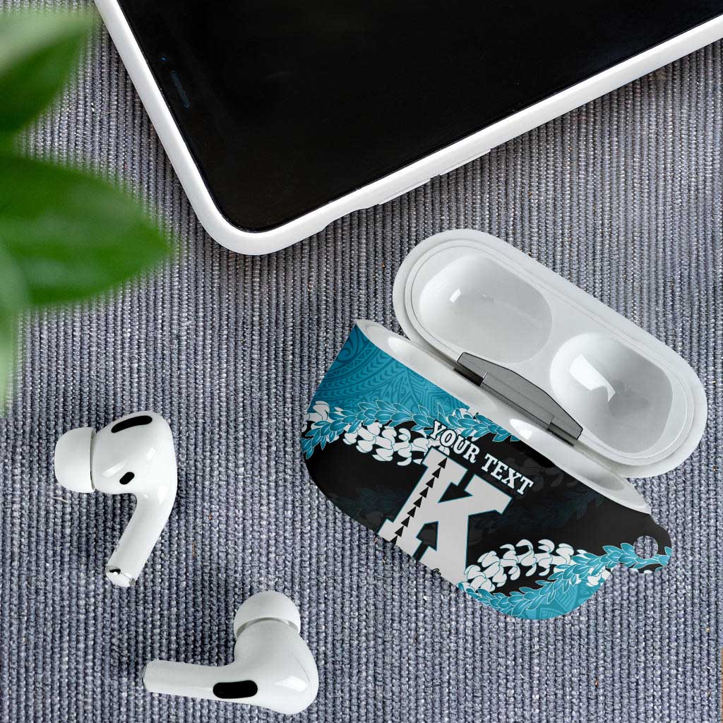 Personalized Kapolei Hawaii High School AirPods Case Puakenikeni Lei Hawaiian Pattern LT14 - Polynesian Pride