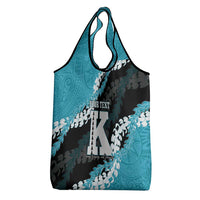 Personalized Kapolei Hawaii High School Grocery Bag Puakenikeni Lei Hawaiian Pattern LT14 - Polynesian Pride