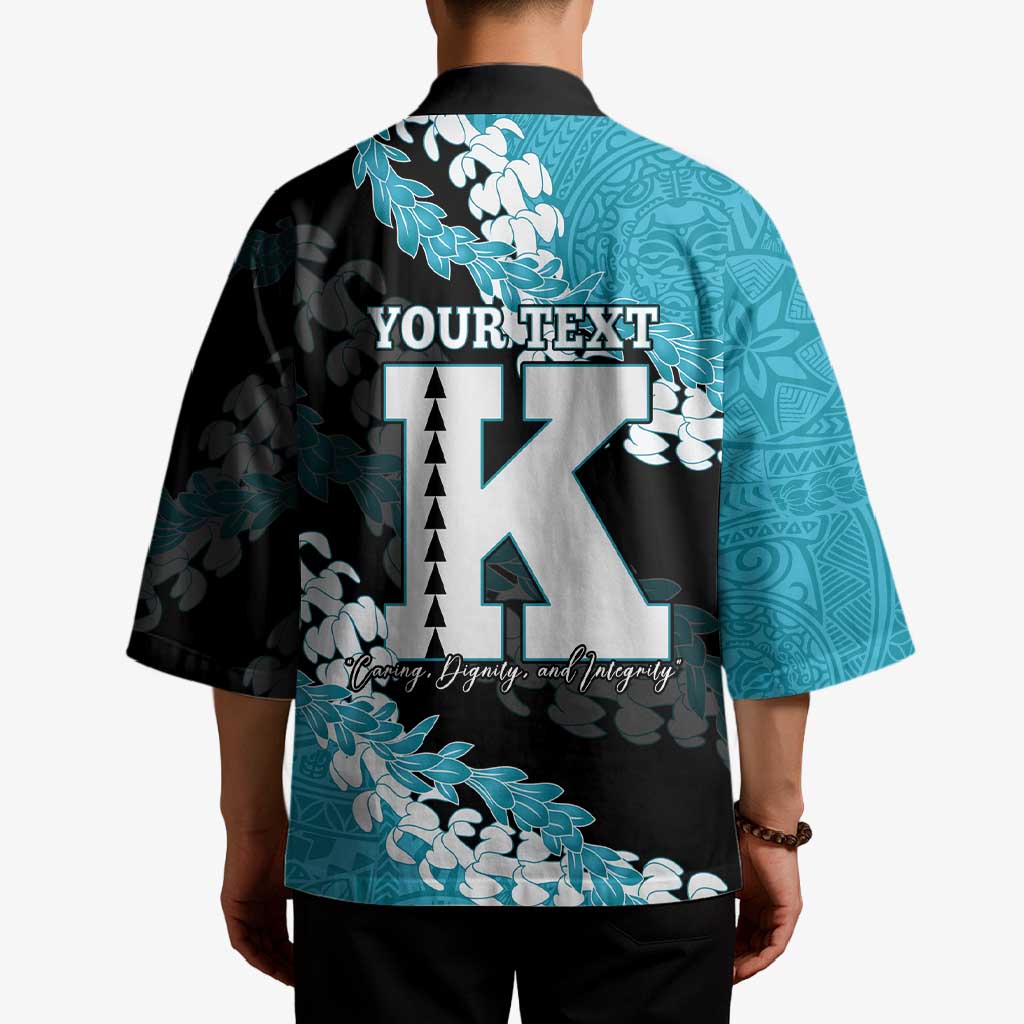 Personalized Kapolei Hawaii High School Kimono Puakenikeni Lei Hawaiian Pattern LT14 - Polynesian Pride