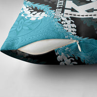Personalized Kapolei Hawaii High School Pillow Cover Puakenikeni Lei Hawaiian Pattern LT14 - Polynesian Pride