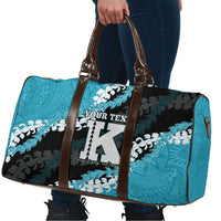Personalized Kapolei Hawaii High School Travel Bag Puakenikeni Lei Hawaiian Pattern LT14 - Polynesian Pride