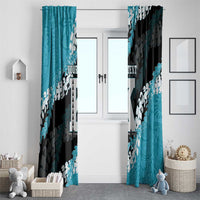 Personalized Kapolei Hawaii High School Window Curtain Puakenikeni Lei Hawaiian Pattern LT14 - Polynesian Pride