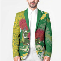 Personalized Leilehua Hawaii High School Blazer Puakenikeni Lei Hawaiian Pattern LT14 - Polynesian Pride