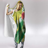 Personalized Leilehua Hawaii High School Hooded Blanket Puakenikeni Lei Hawaiian Pattern LT14 - Polynesian Pride