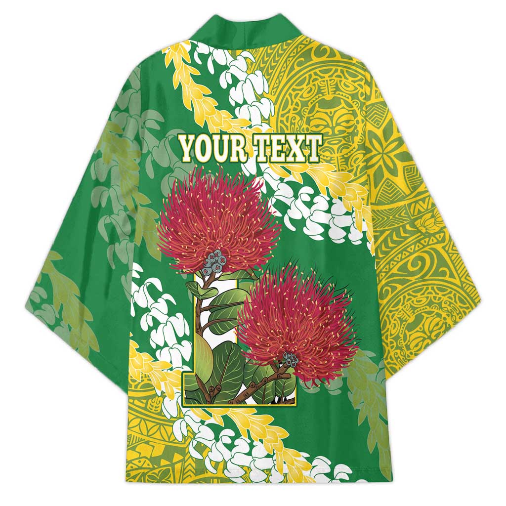 Personalized Leilehua Hawaii High School Kimono Puakenikeni Lei Hawaiian Pattern LT14 - Polynesian Pride