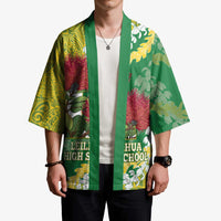 Personalized Leilehua Hawaii High School Kimono Puakenikeni Lei Hawaiian Pattern LT14 - Polynesian Pride