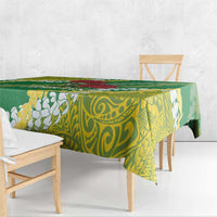 Personalized Leilehua Hawaii High School Tablecloth Puakenikeni Lei Hawaiian Pattern LT14 - Polynesian Pride