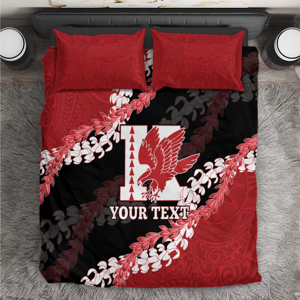 Personalized Kalani Hawaii High School Bedding Set Puakenikeni Lei Hawaiian Pattern - Polynesian Pride