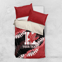 Personalized Kalani Hawaii High School Bedding Set Puakenikeni Lei Hawaiian Pattern - Polynesian Pride