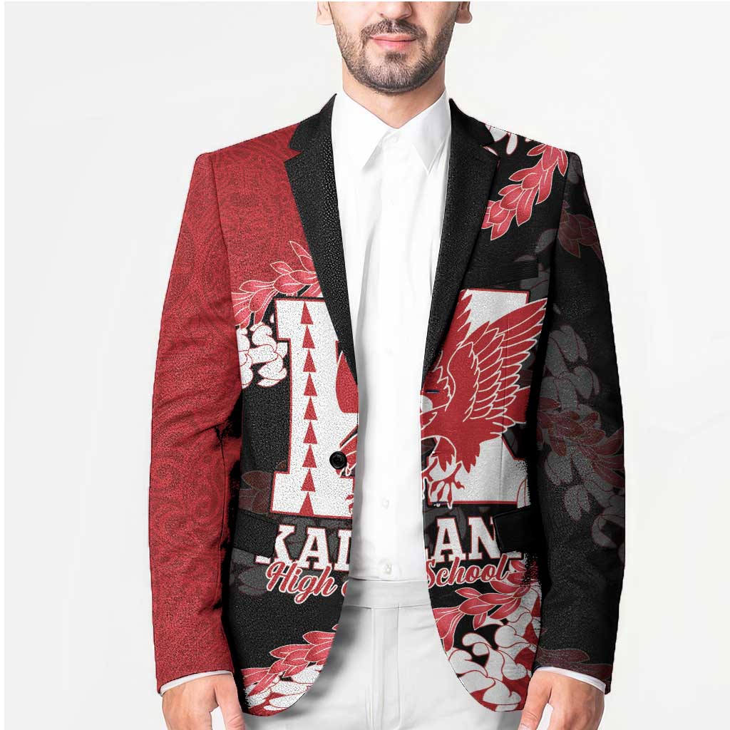 Personalized Kalani Hawaii High School Blazer Puakenikeni Lei Hawaiian Pattern LT14 - Polynesian Pride