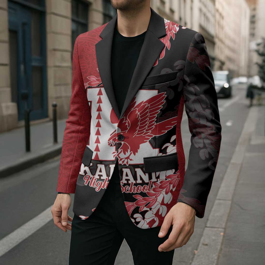 Personalized Kalani Hawaii High School Blazer Puakenikeni Lei Hawaiian Pattern LT14 - Polynesian Pride