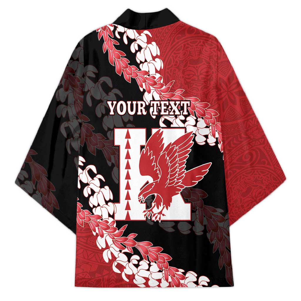 Personalized Kalani Hawaii High School Kimono Puakenikeni Lei Hawaiian Pattern LT14 - Polynesian Pride