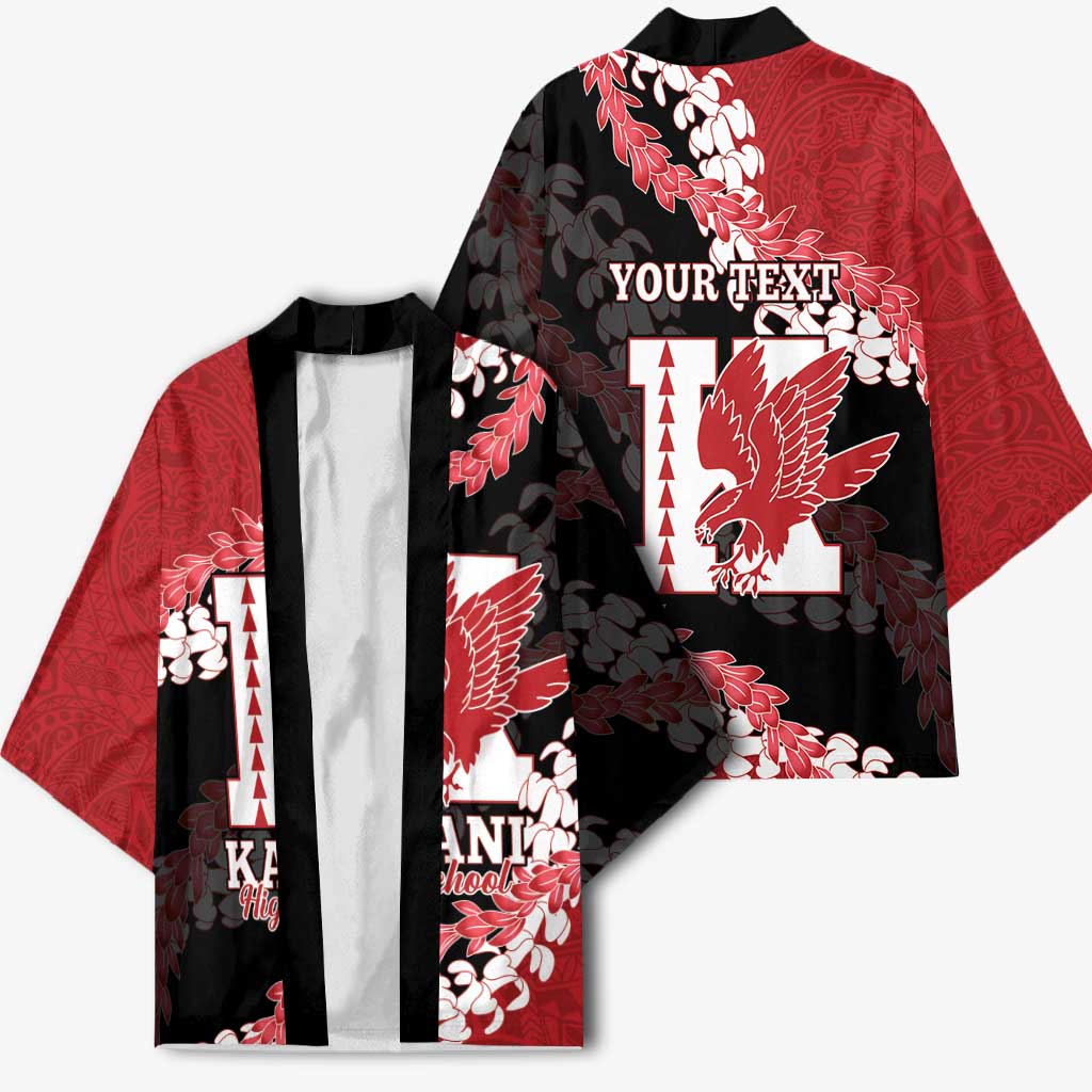 Personalized Kalani Hawaii High School Kimono Puakenikeni Lei Hawaiian Pattern LT14 - Polynesian Pride