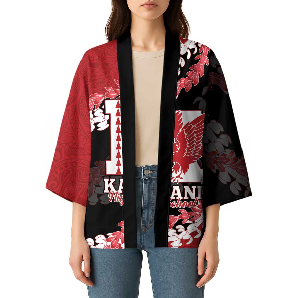 Personalized Kalani Hawaii High School Kimono Puakenikeni Lei Hawaiian Pattern LT14 - Polynesian Pride