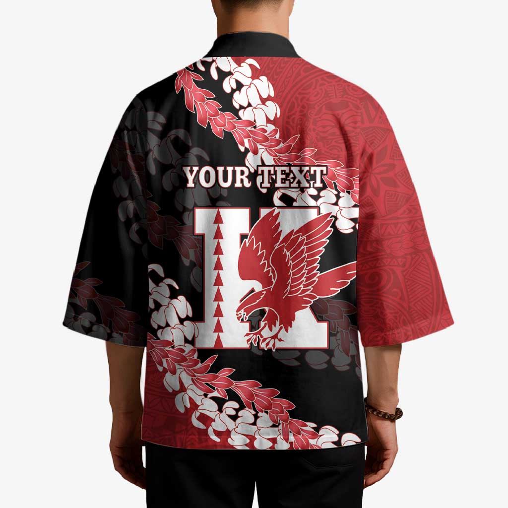 Personalized Kalani Hawaii High School Kimono Puakenikeni Lei Hawaiian Pattern LT14 - Polynesian Pride