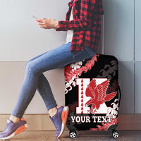 Personalized Kalani Hawaii High School Luggage Cover Puakenikeni Lei Hawaiian Pattern - Polynesian Pride