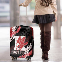 Personalized Kalani Hawaii High School Luggage Cover Puakenikeni Lei Hawaiian Pattern - Polynesian Pride