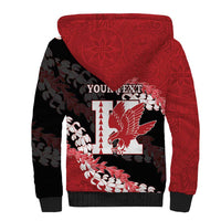 Personalized Kalani Hawaii High School Sherpa Hoodie Puakenikeni Lei Hawaiian Pattern LT14 - Polynesian Pride