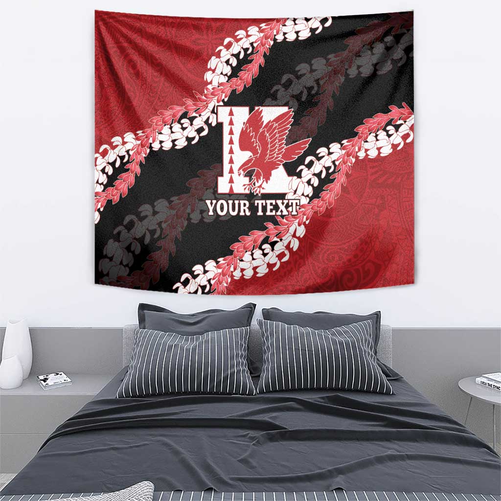 Personalized Kalani Hawaii High School Tapestry Puakenikeni Lei Hawaiian Pattern LT14 - Polynesian Pride