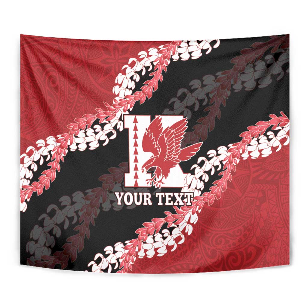Personalized Kalani Hawaii High School Tapestry Puakenikeni Lei Hawaiian Pattern LT14 - Polynesian Pride