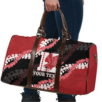 Personalized Kalani Hawaii High School Travel Bag Puakenikeni Lei Hawaiian Pattern LT14 - Polynesian Pride