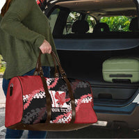 Personalized Kalani Hawaii High School Travel Bag Puakenikeni Lei Hawaiian Pattern LT14 - Polynesian Pride